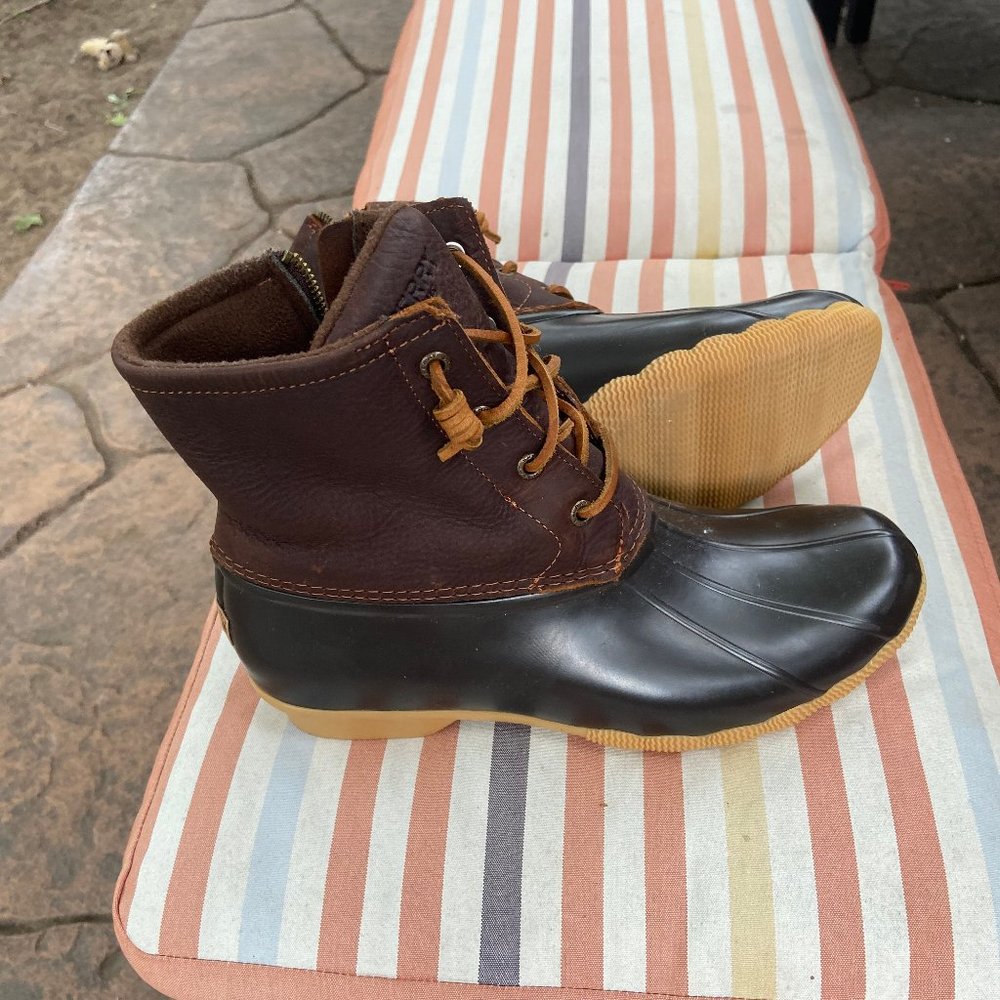 Sperry Duck Boots (never worn)